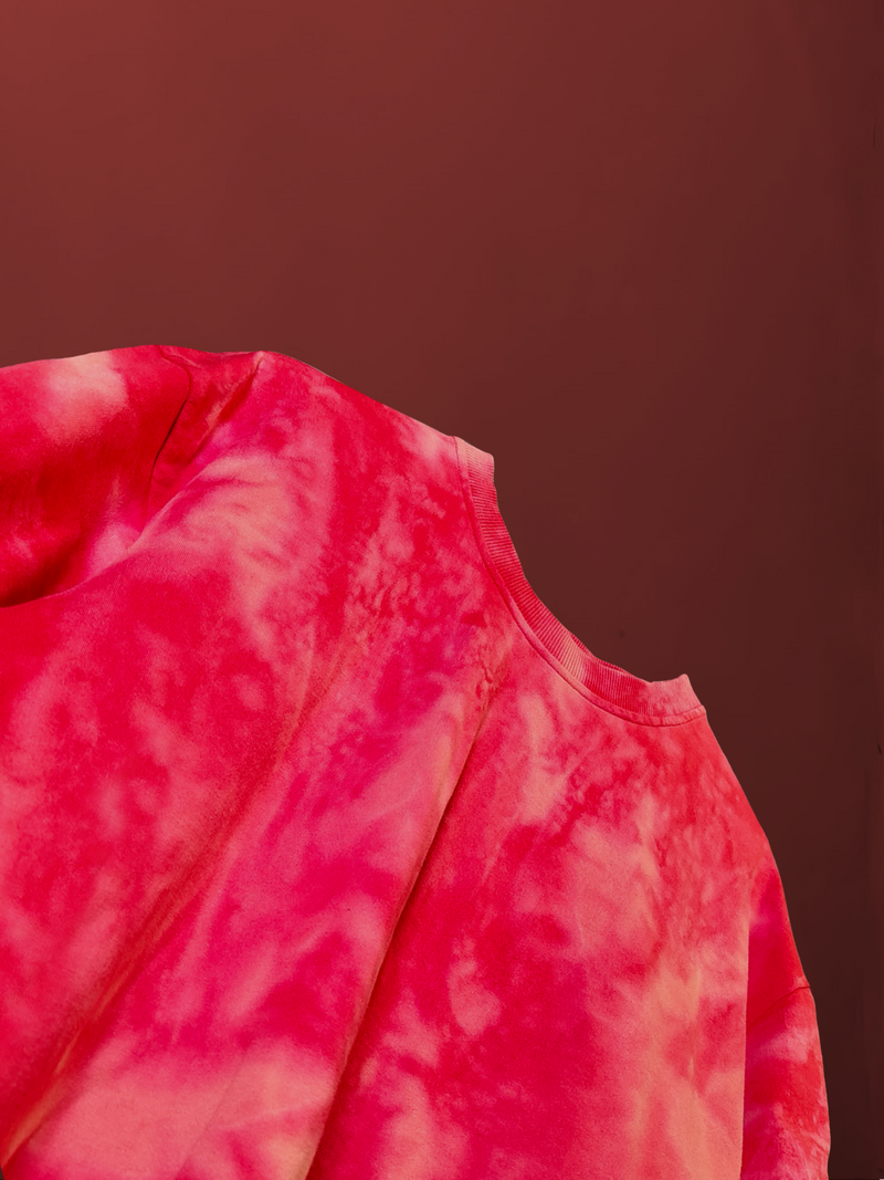 Red Acid Wash T-shirt