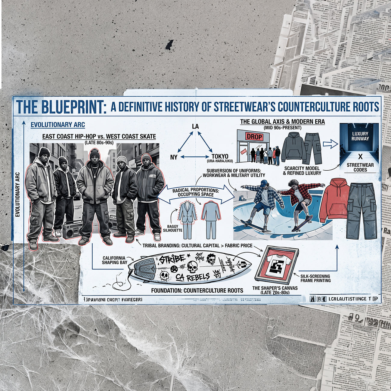 The Blueprint: A Definitive History of Streetwear’s Counterculture Roots