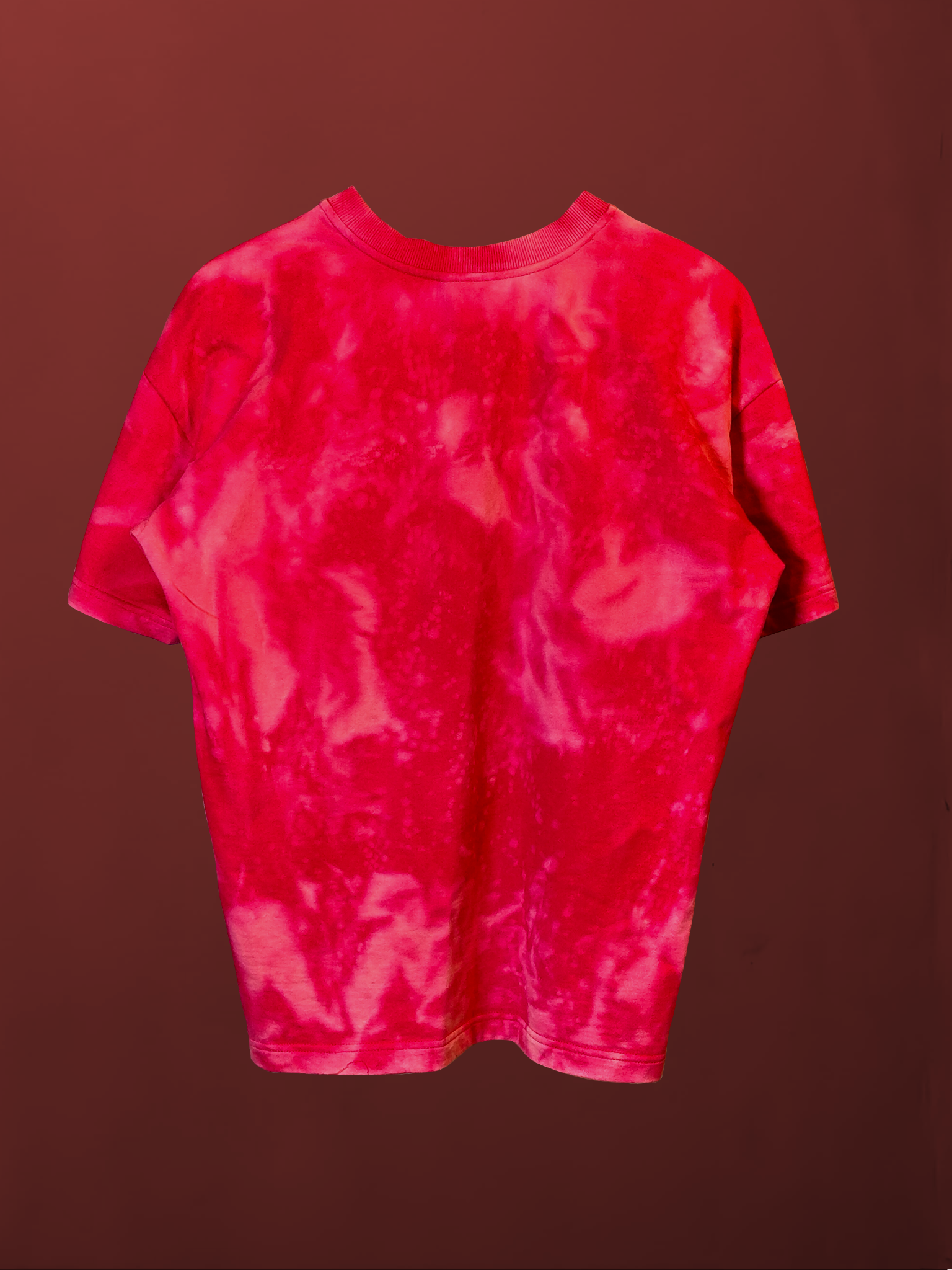Red Acid Wash T-shirt