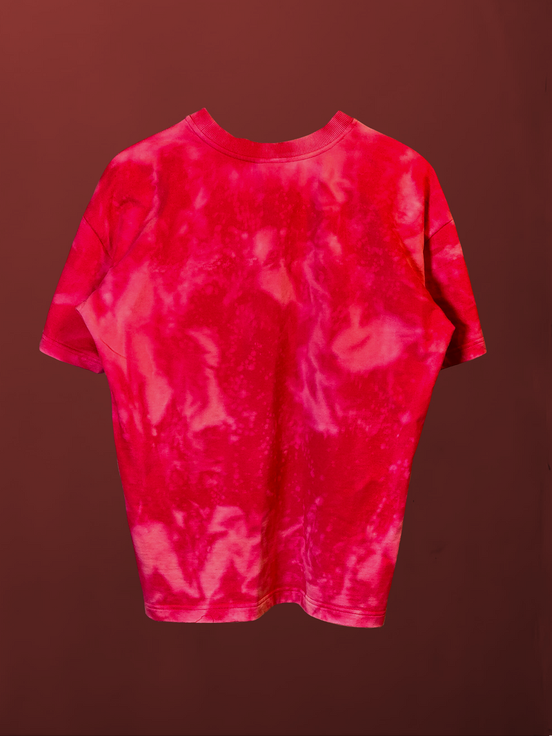 Red Acid Wash T-shirt